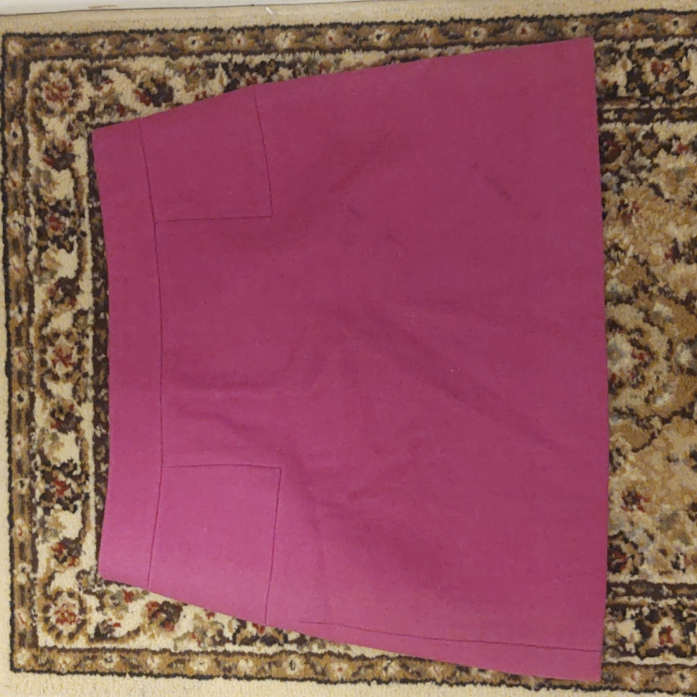 Magenta Wool Skirt Size 6
